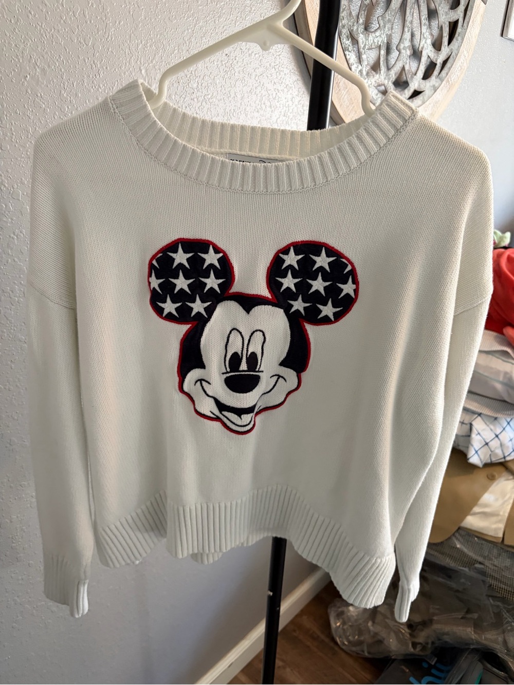 Old Navy Disney Mickey white Sweater